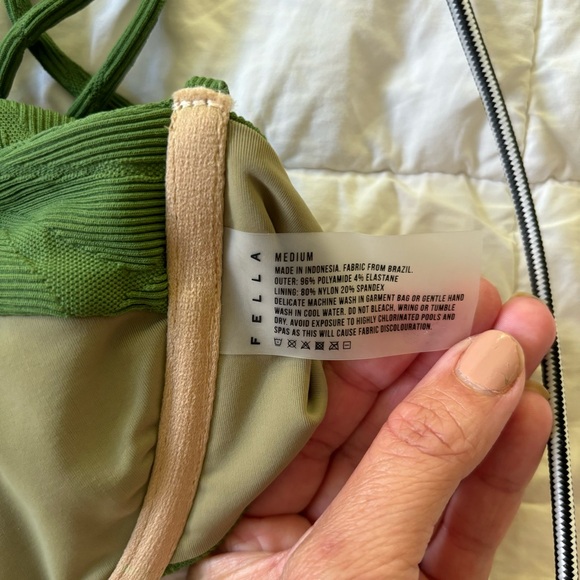 FELLA Apollo bikini top in Cactus - Picture 4 of 7